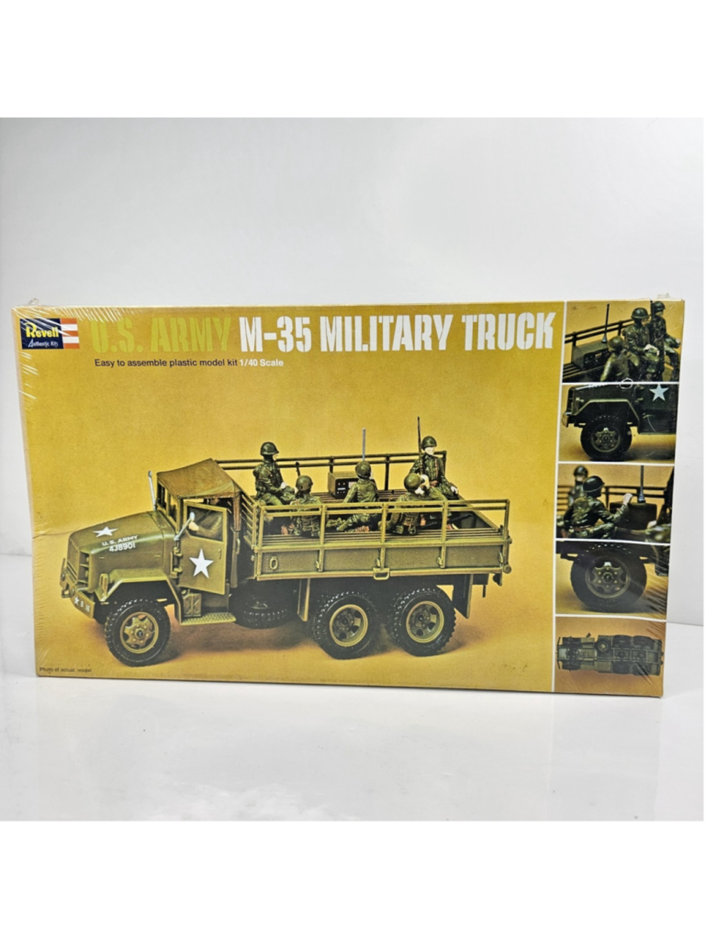 SEALED Vintage 1971 Revell U.S. Army M-35 Military Truck Model Kit 1/40 Scale US